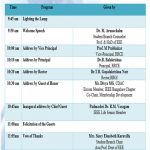 Program schedule