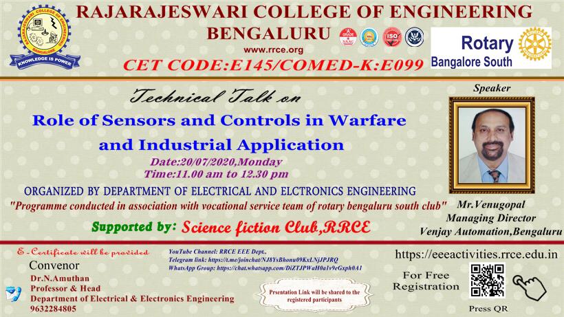 Sensors and Controls in Warfare