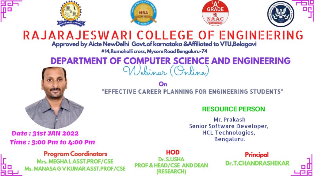 Mr.Prakash webinar poster