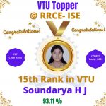 VTU First Semester Topper 15